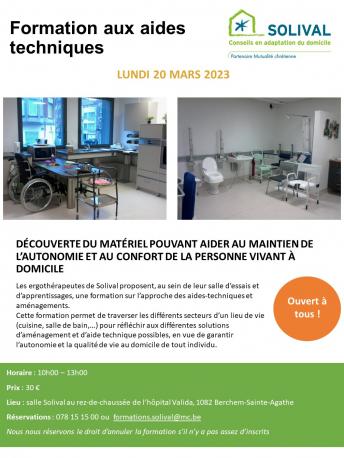 Formation aux aides techniques