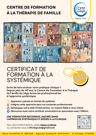 Certificat de formation à la systémique