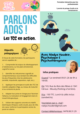 Parlons Ados ! Les TCC en action.