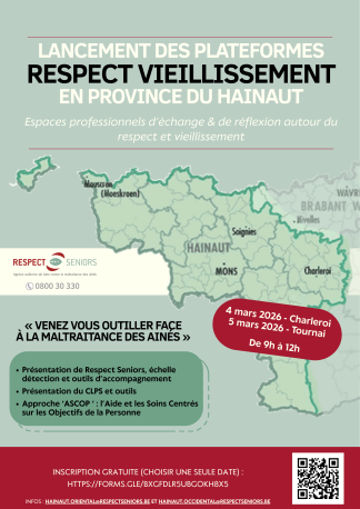 ???? Plateforme Respect Vieillissement - Hainaut Oriental (Charleroi)