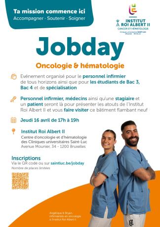 Jobday Infirmier de l'Institut Roi Albert II