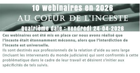 Webinaires 2026 - AU COEUR DE L'INCESTE