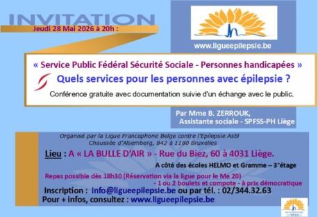 SPF Sécurité Sociale - Personnes handicapées : Quels services pour les personnes concernées par l'ép